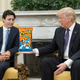 Image for article titled 44 Very Disrespectful Photoshops of Trump's Canadian Handshake That We in No Way Condone
